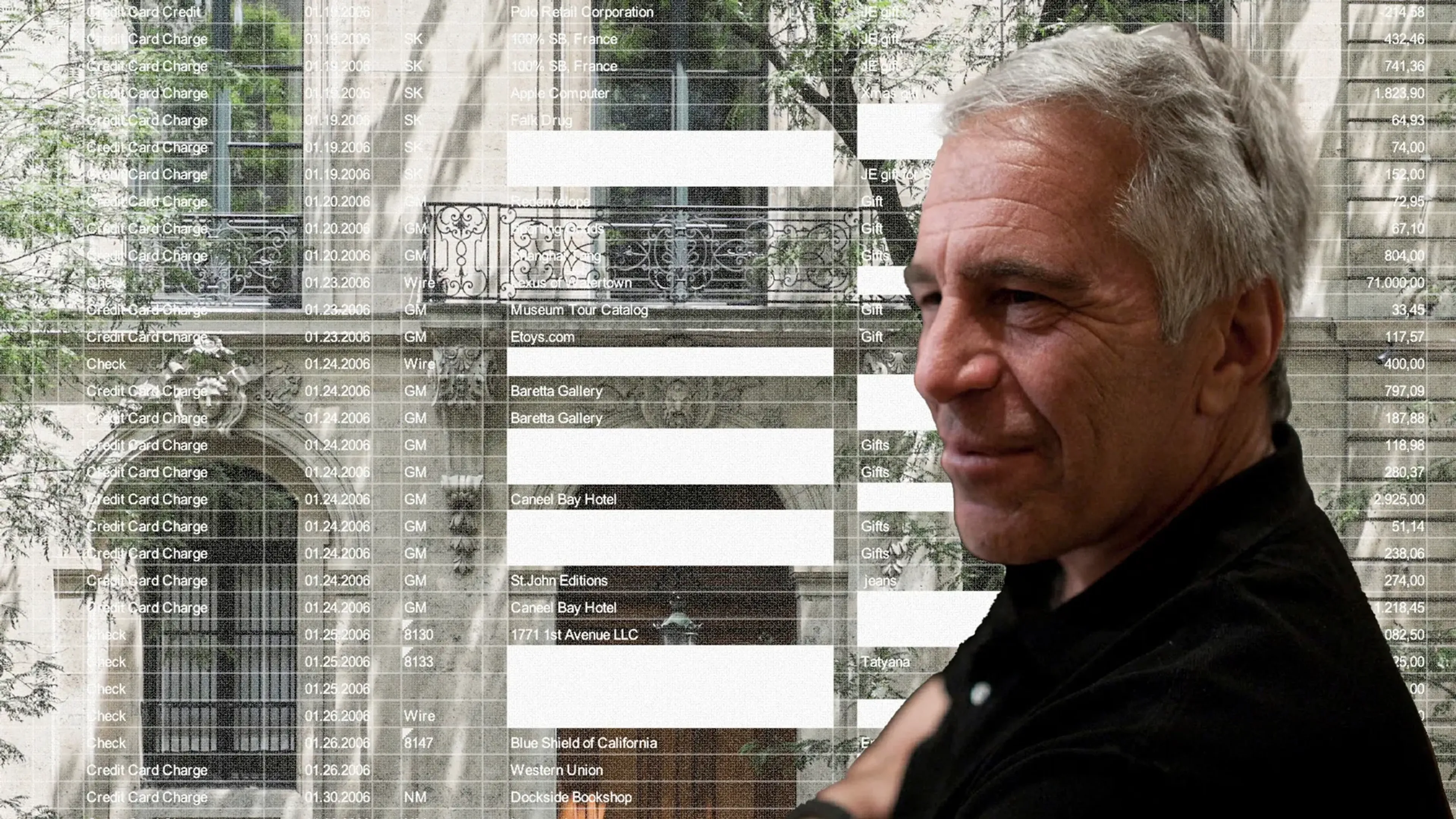 Screenshot of project The Epstein Emails